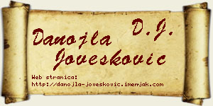 Danojla Jovešković vizit kartica